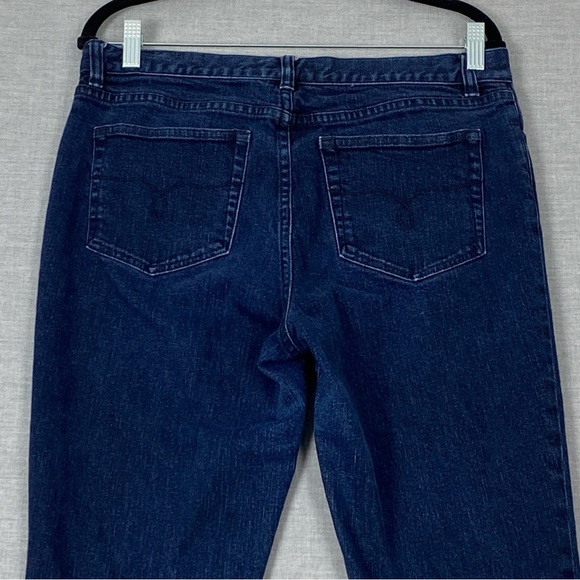 Lauren Jeans Co Blue Jeans Sz 10 Mid Rise Straight Leg Ralph Lauren - Picture 2 of 11